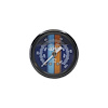 601G2L Mechanical Fuel Pressure Gauge. 1/8 NPT.  0-100 PSI. 1.5 in Diameter Black Housing Liquid Filled Blue Face - image 1