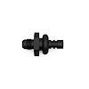 6020105B 6AN Male Flare to 3/8 Inch Ford Male EFI Quick Connect Adapter Anodized Matte Black - image 1