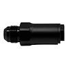 6020107B 8AN Male Flare to 1/2 Inch Ford Male EFI Quick Connect Adapter Anodized Matte Black - image 1