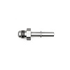 6020112 6AN Male Flare to 5/16 Inch Male EFI Quick Connect Adapter Anodized DW Titanium - image 1