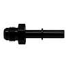 6020112B 6AN Male Flare to 5/16 Inch Male EFI Quick Connect Adapter Anodized Matte Black - image 1
