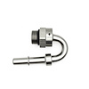 6020116 8AN ORB Male to 3/8 Inch Male EFI Quick Connect Adapter 180-Degree (Incl O-Ring) Anodized DW Titanium - image 1