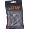 6020116 8AN ORB Male to 3/8 Inch Male EFI Quick Connect Adapter 180-Degree (Incl O-Ring) Anodized DW Titanium - image 2