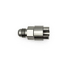 6020121 6AN Male Flare to 5/16 Inch Female EFI Quick Connect Adapter Anodized DW Titanium - image 1