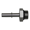 6020123 8AN ORB Male to 5/16 Inch Male EFI Quick Connect Adapter (Incl O-Ring) Anodized DW Titanium - image 1