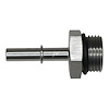 6020124 10AN ORB Male to 5/16 Inch Male EFI Quick Connect Adapter (Incl O-Ring) Anodized DW Titanium - image 1