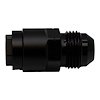 6020143B 8AN Male Flare to 5/16 Inch Female EFI Quick Connect Adapter Anodized Matte Black - image 1