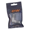 6020207 6AN Male Flare to 6AN Male Flare 90-Degree Fitting Anodized DW Titanium - image 2