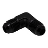 6020207B 6AN Male Flare to 6AN Male Flare 90-Degree Fitting Anodized Matte Black - image 1