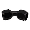6020214B 10AN Flare Female Swivel 45-Degree to 10AN Flare Female Swivel 45-Degree Anodized Matte Black - image 1