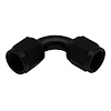 6020215B 6AN Flare Female Swivel 90-Degree to 6AN Flare Female Swivel 90-Degree Anodized Matte Black - image 1