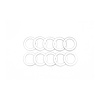 6020302 6AN Aluminum Crush Washer (Pack Of 10) - image 1