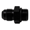 6020404B 6AN ORB Male to 6AN Male Flare Adapter (Incl O-Ring) Anodized Matte Black - image 1