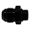 6020405B 6AN ORB Male to 8AN Male Flare Adapter (Incl O-Ring) Anodized Matte Black - image 1