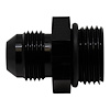 6020406B 10AN ORB Male to 8AN Male Flare Adapter (Incl O-Ring) Anodized Matte Black - image 1