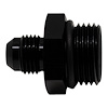 6020407B 10AN ORB Male to 6AN Male Flare Adapter (Incl O-Ring) Anodized Matte Black - image 1
