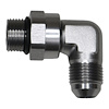 6020411 8AN ORB Male Swivel to 8AN Male Flare 90-Degree Fitting Anodized DW Titanium - image 1