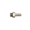 6020502 6AN ORB Male to 5/16 Inch Male Triple Barb Fitting (Incl O-Ring) Anodized DW Titanium - image 1