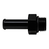 6020504B 6AN ORB Male to 3/8 Inch Male Barb Fitting (Incl O-Ring) Anodized Matte Black - image 1