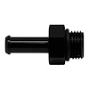 6020505B 6AN ORB Male to 5/16 Inch Male Barb Fitting (Incl O-Ring) Anodized Matte Black - image 1