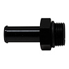 6020508B 8AN ORB Male to 1/2 Inch Male Barb Fitting (Incl O-Ring) Anodized Matte Black - image 1