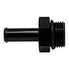 6020509B 8AN ORB Male to 3/8 Inch Male Barb Fitting (Incl O-Ring) Anodized Matte Black - image 1