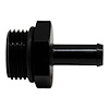 6020510B 8AN ORB Male to 5/16 Inch Male Barb Fitting (Incl O-Ring) Anodized Matte Black - image 1