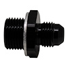 6020616B 6AN Male Flare to M18 X 1.5 Male Metric Adapter (Incl Crush Washer) Anodized Matte Black - image 1