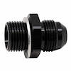 6020620B 8AN Male Flare to M18 X 1.5 Male Metric Adapter (Incl Crush Washer) Anodized Matte Black - image 1