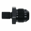 6020621B 8AN Male Flare to M10 X 1.0 Male Metric Anodized Matte Black - image 1