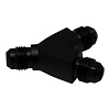 6020701B 6AN Male Flare to 6AN Male Flare to 6AN Male Flare Y Block Fitting Anodized Matte Black - image 1