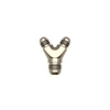 6020702 6AN Male Flare to 6AN Male Flare to 8AN Male Flare Y Block Fitting Anodized DW Titanium - image 1