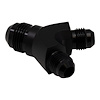 6020702B 6AN Male Flare to 6AN Male Flare to 8AN Male Flare Y Block Fitting Anodized Matte Black - image 1