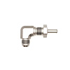 6020713 8AN Male Flare to 5/16 Inch Male Barb Bulkhead Adapter 90-Degree (Incl Nut) Anodized DW Titanium - image 1