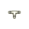 6020721 6AN Male Flare to 6AN Male Flare to 6AN Male Flare Tee Fitting Anodized DW Titanium - image 1