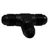 6020721B 6AN Male Flare to 6AN Male Flare to 6AN Male Flare Tee Fitting Anodized Matte Black - image 1