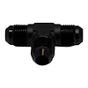 6020722B 8AN Male Flare to 8AN Male Flare to 8AN Male Flare Tee Fitting Anodized Matte Black - image 1
