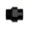 6020737B 8AN ORB to S387 Pre-Filter Sock Adapter Anodized Matte Black - image 1