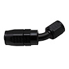 6020802B 6AN Female Swivel 45-Degree Hose End CPE Anodized Matte Black - image 1