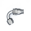 6020875 8 AN Female Flare Swivel (Incl Ferule/Olive) 120-Degree Hose End PTFE Anodized DW Titanium - image 1