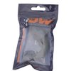 6020878B 10AN Female Flare Swivel (Incl Ferule/Olive) 120-Degree Hose End PTFE Anodized Matte Black - image 2