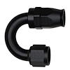 6020885B 10AN Female Flare Swivel (Incl Ferule/Olive) 180-Degree Hose End PTFE Anodized Matte Black - image 1