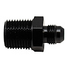 6020903B 6AN Male Flare to 1/2 Inch Male NPT Adapter Anodized Matte Black - image 1