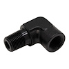 6020920B 90-Degree 1/8 Inch NPT Male to Female 1/8 Inch NPT Anodized Matte Black - image 1