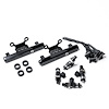 61011500 Subaru side feed to top feed fuel rail conversion kit and 1500cc fuel Injectors for 04-06 STI and Legacy GT - image 1