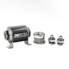 803070005K6 In-line fuel filter element and housing kit stainless steel 5 micron -6AN 70mm. Universal - image 1