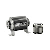 803070010K In-line fuel filter element and housing kit stainless steel 10 micron -10AN 70mm. Universal - image 1