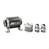 803070010K10 In-line fuel filter element and housing kit stainless steel 10 micron -10AN 70mm. Universal - image 1