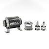 803070010K38 In-line fuel filter element and housing kit stainless steel 10 micron 3/8in hose barb 70mm. Universal - image 1