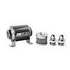 803070010K8 In-line fuel filter element and housing kit stainless steel 10 micron -8AN 70mm. Universal - image 1